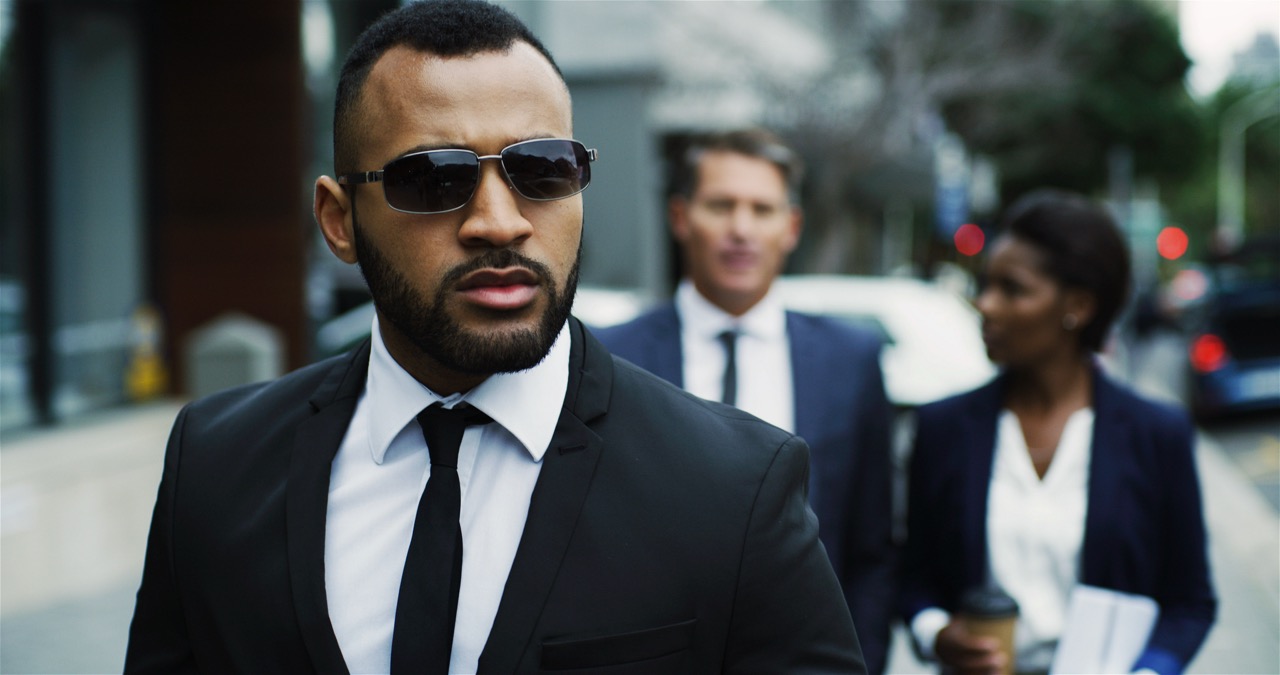 Bodyguard, walking and service for business people, protection and vip guests in city with surveill.